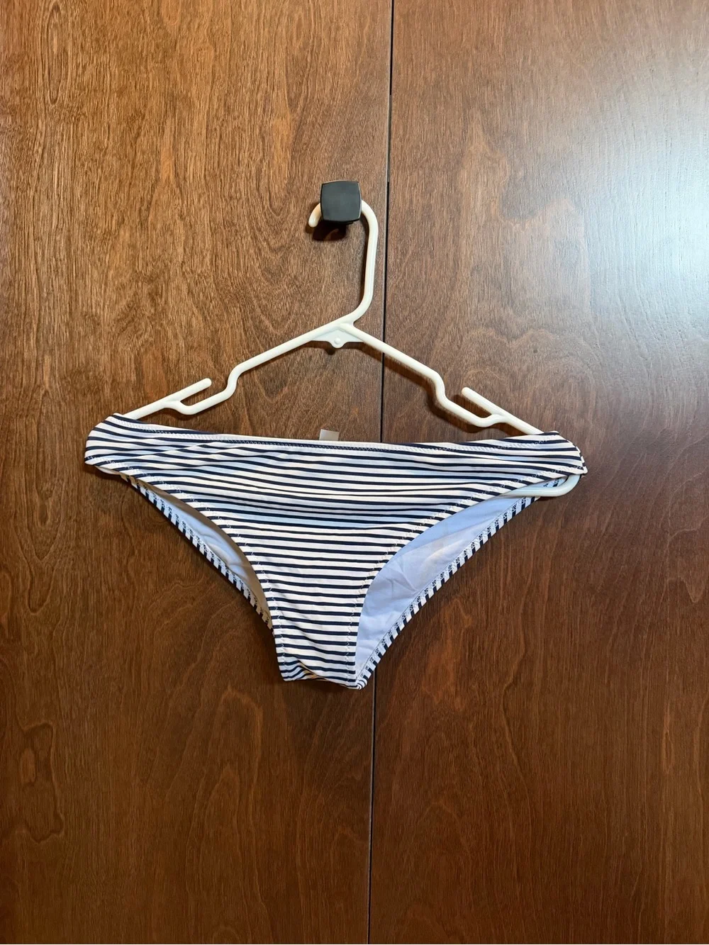 Women’s Striped Navy & White Bikini Top/Bottoms